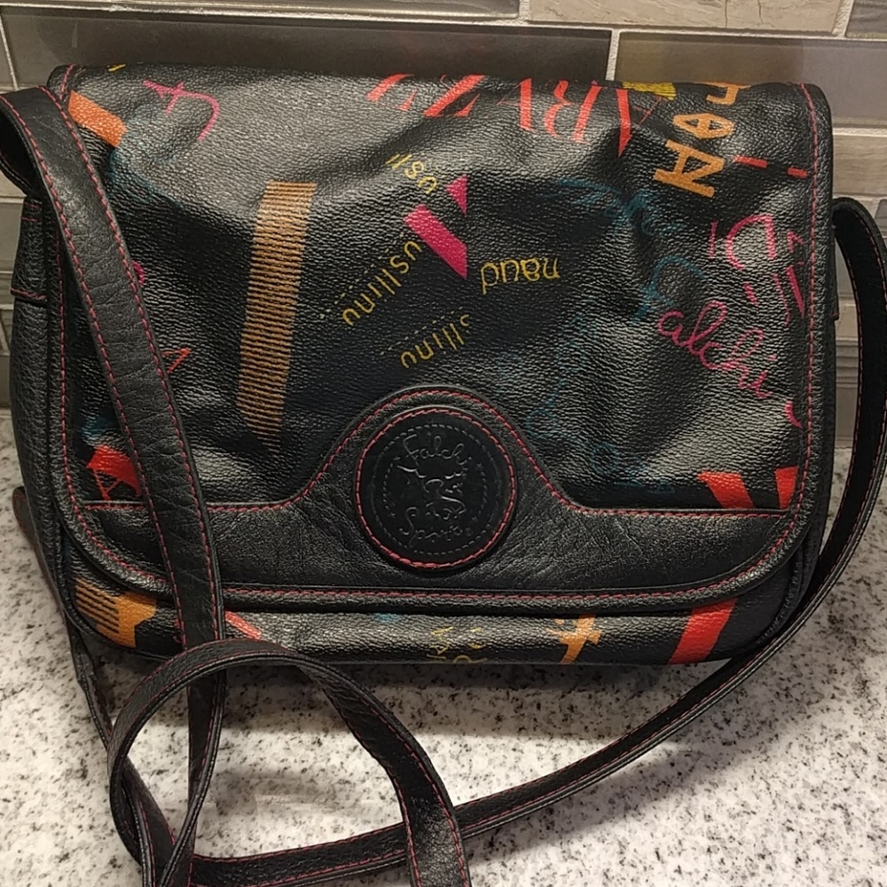 Falchi Sport retro vintage graphic print purse